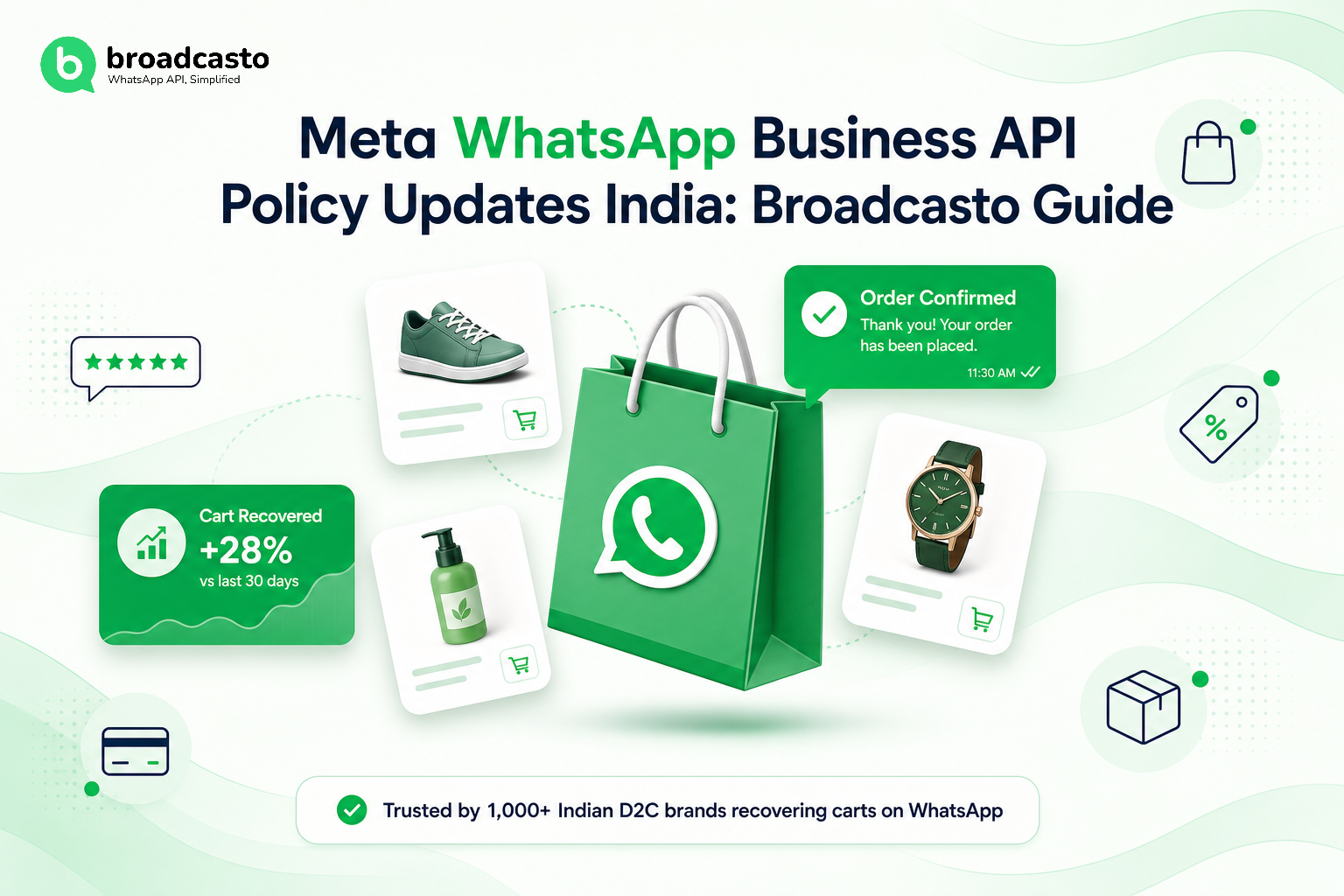 Meta WhatsApp Business API Policy Updates India: Broadcasto Guide