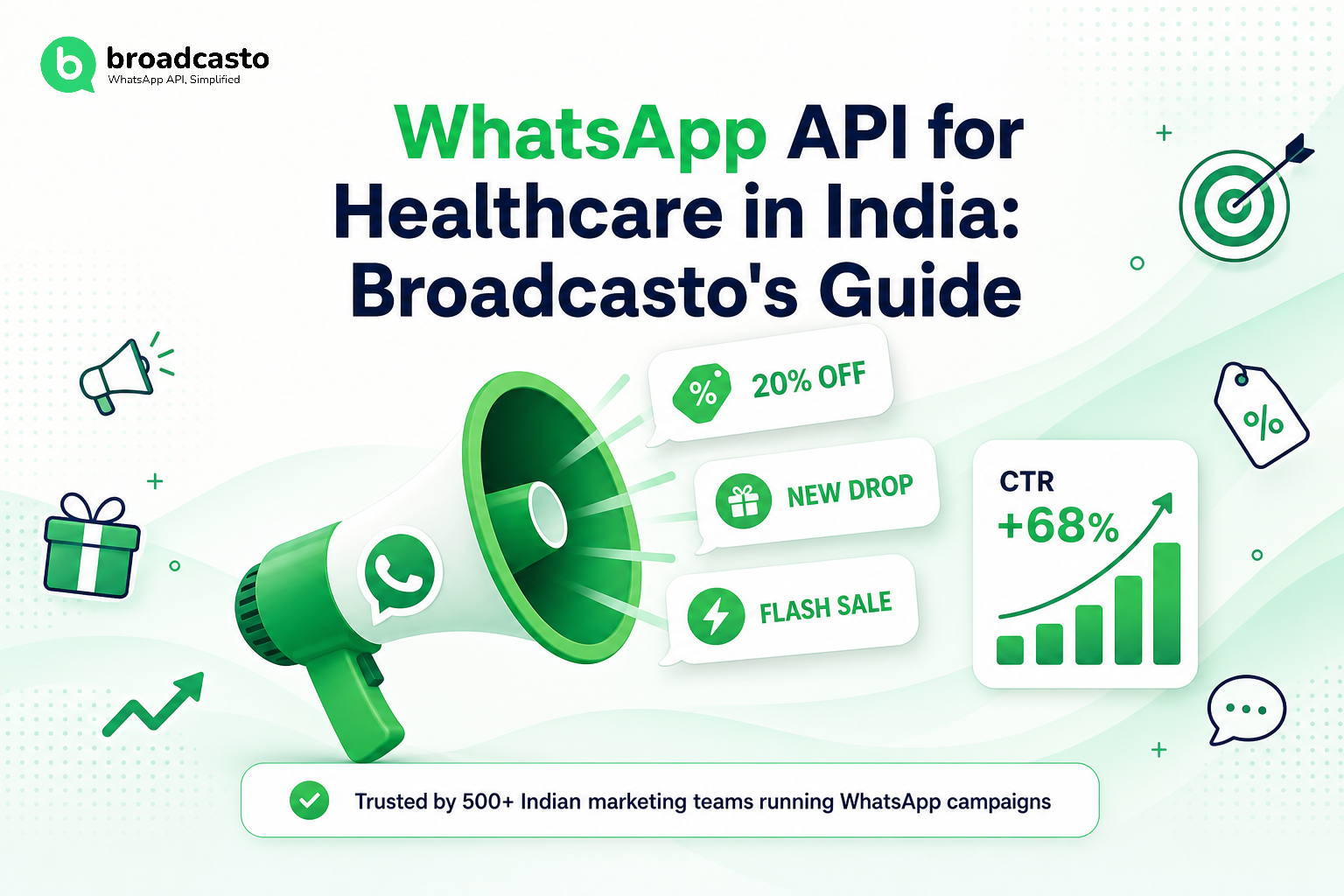 WhatsApp API for Healthcare in India: Broadcasto's Guide